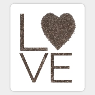 Chia Seeds Heart Love For Healthy Life Sticker